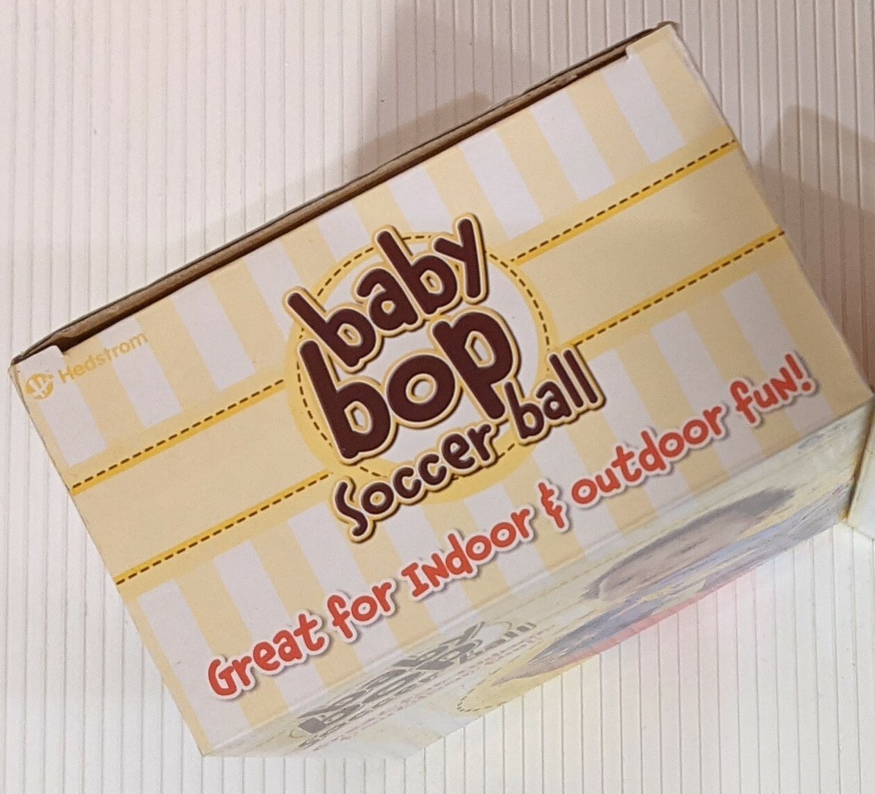 Baby Bop Soccer Ball, by Hedstrom – Roll, Push & Play – For Ages 6+ Months