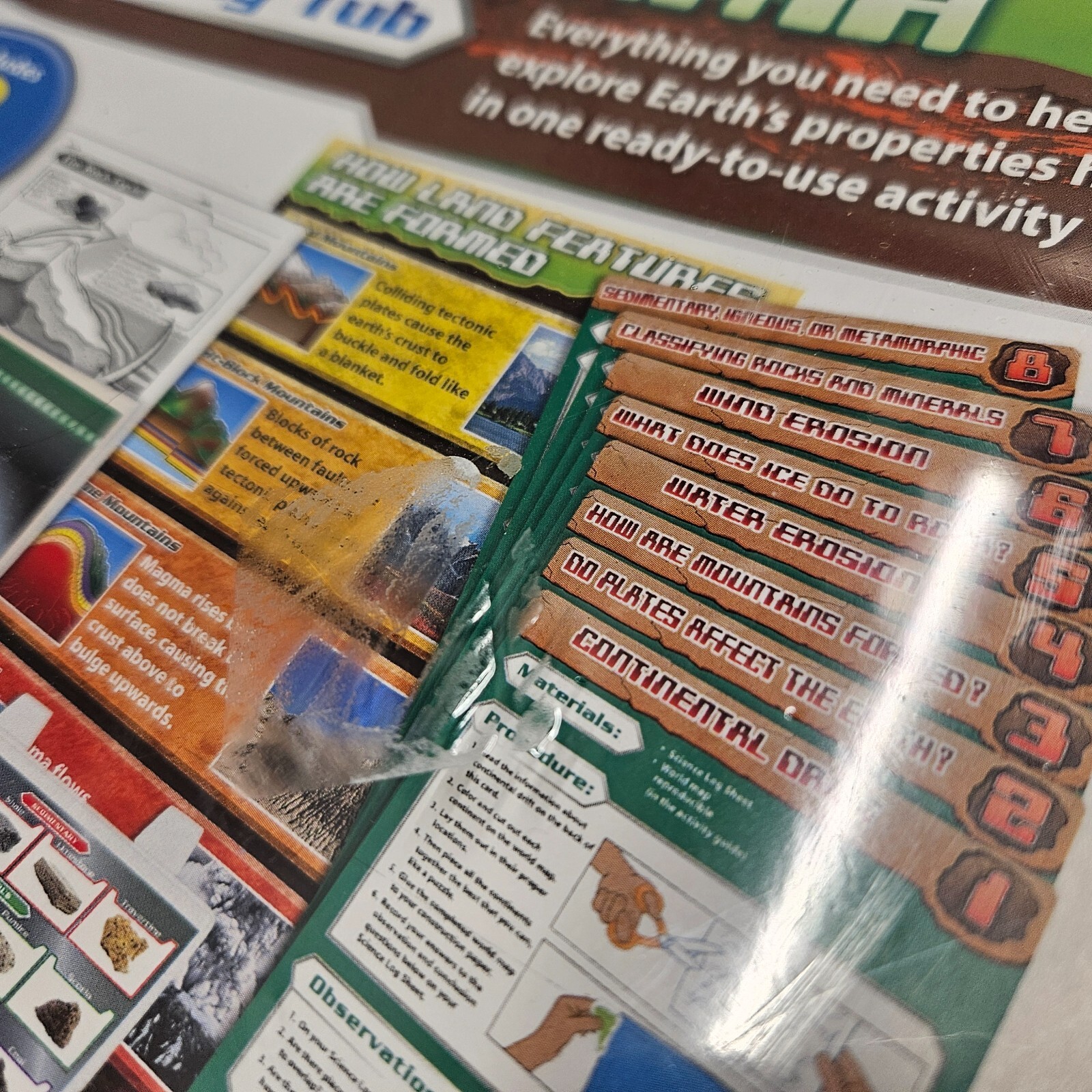 Lakeshore Learning Science Activity Tub Properties Of Earth DD357 Ages 9+