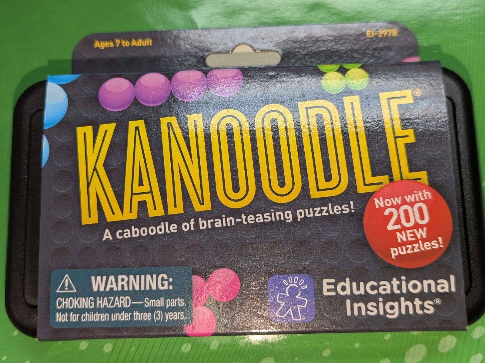 New Kanoodle 3D Brain Teaser Puzzle for Ages 7+ Brain Exercise Games Educational