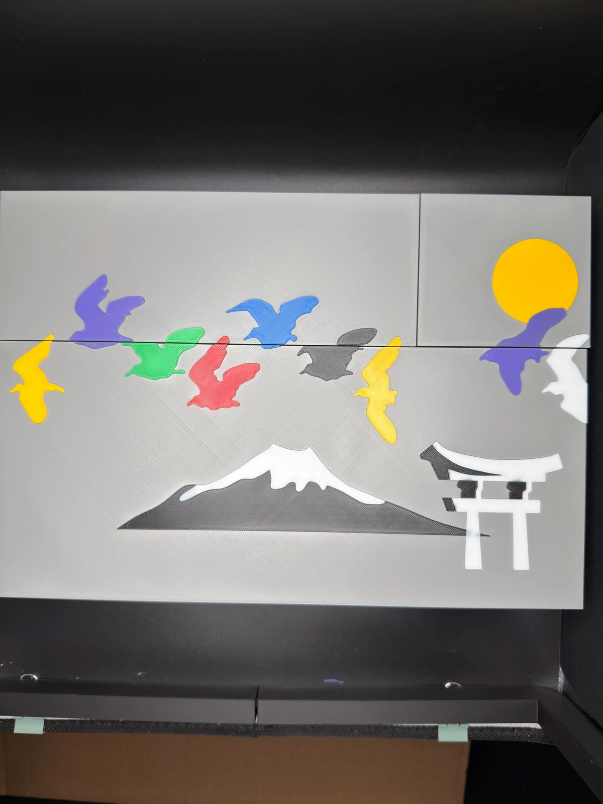 Vanishing Japanese Birds Puzzle | Optical Illusion Dissection Puzzle | 3D