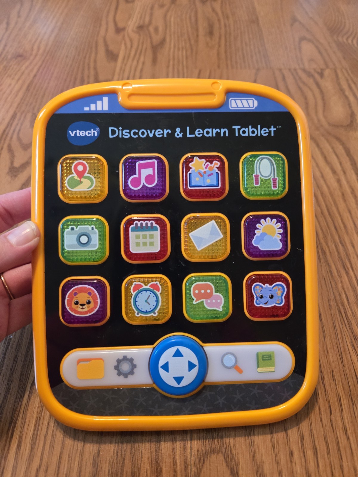 VTech Discover & Learn Tablet 12 Learning Apps 90+ Sounds Bilingual 9-36 Months