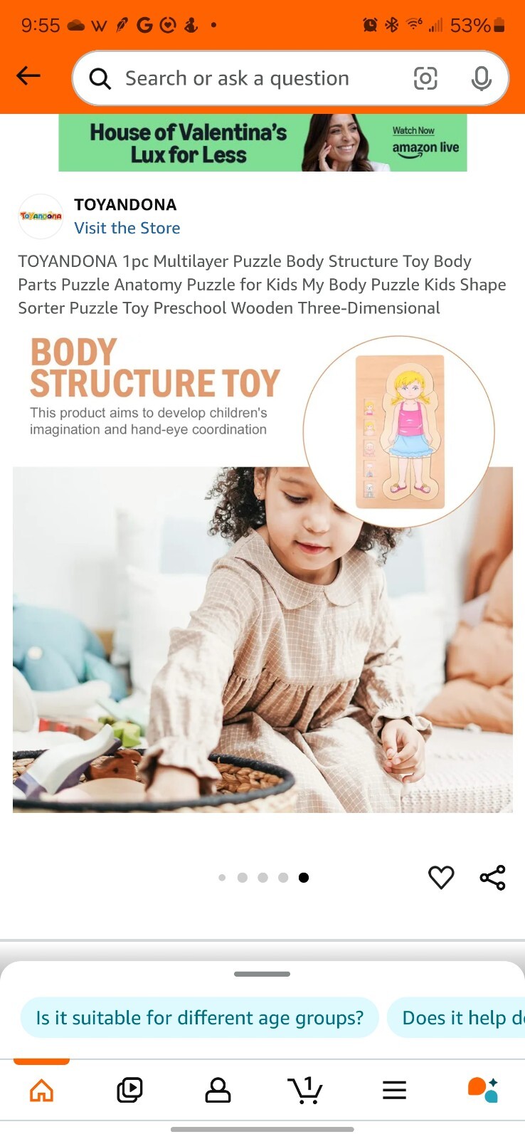 Discovery Toys Body Amazing Puzzle