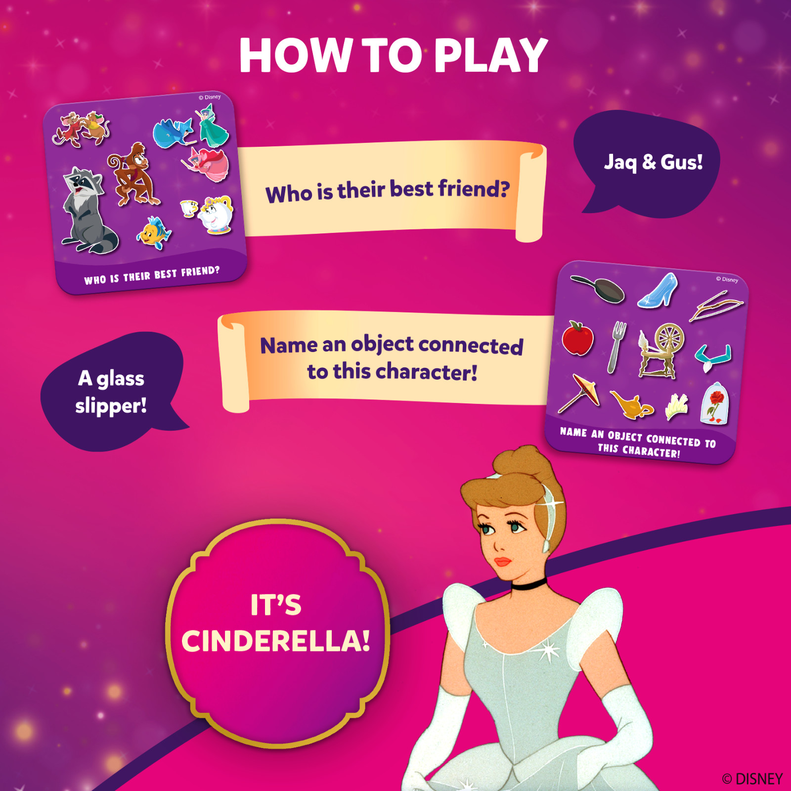 Skillmatics Card Game – Guess in 10 Junior Disney Princess for Kids Ages 3 to 6