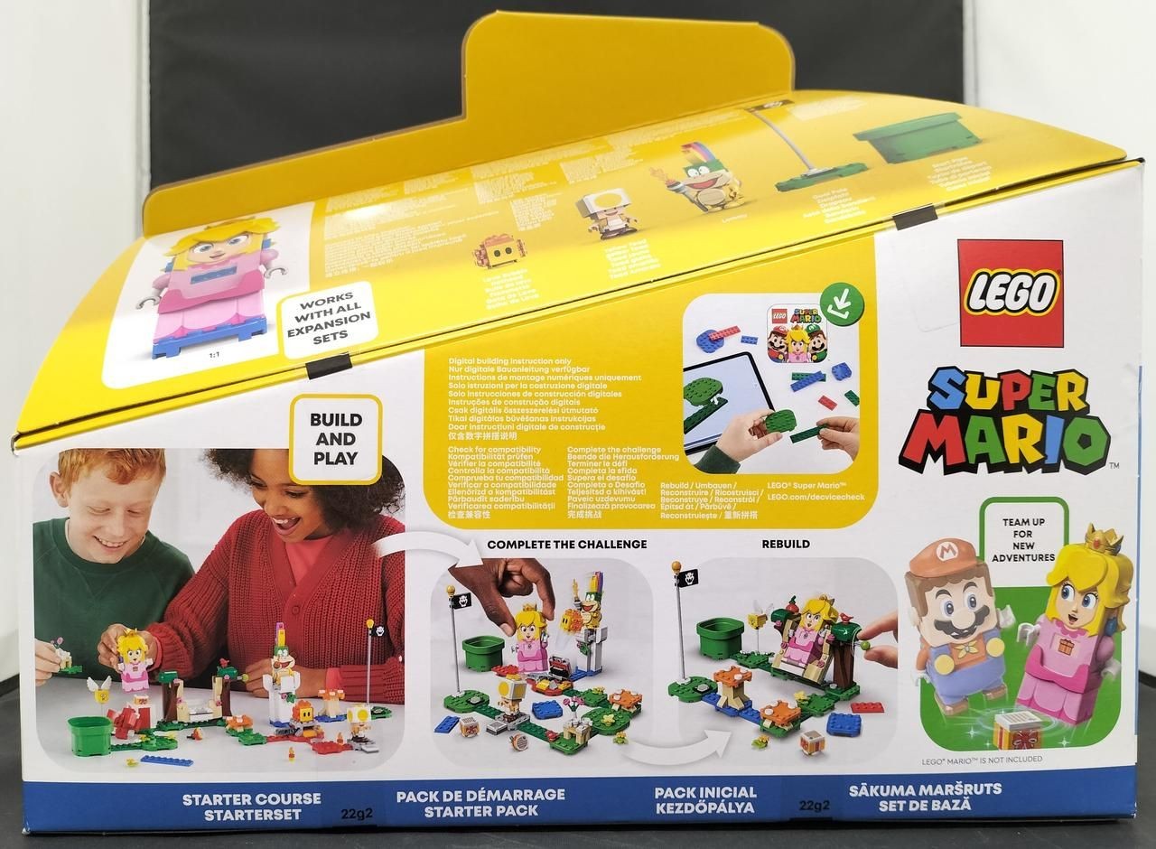 Lego Super Mario Peach and Beginning of Boken Used