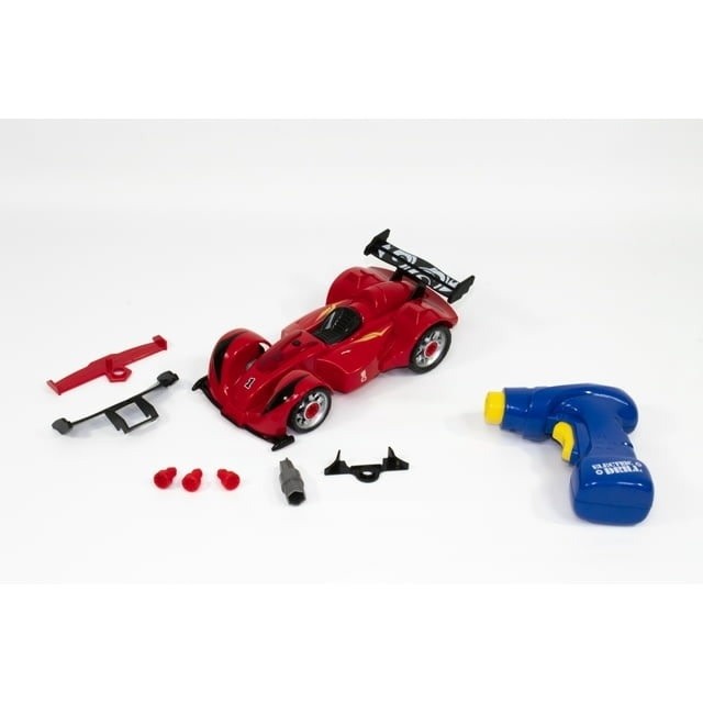 IMX14701 2 IN 1 TAKE APART RED RACING CAR
