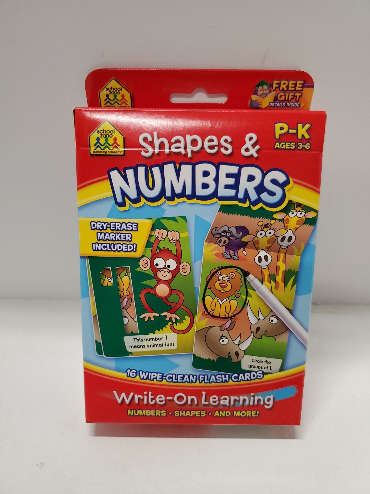 School Zone Get Ready Preschool, 24 Interactive Flashcards. 140 reusable sticker