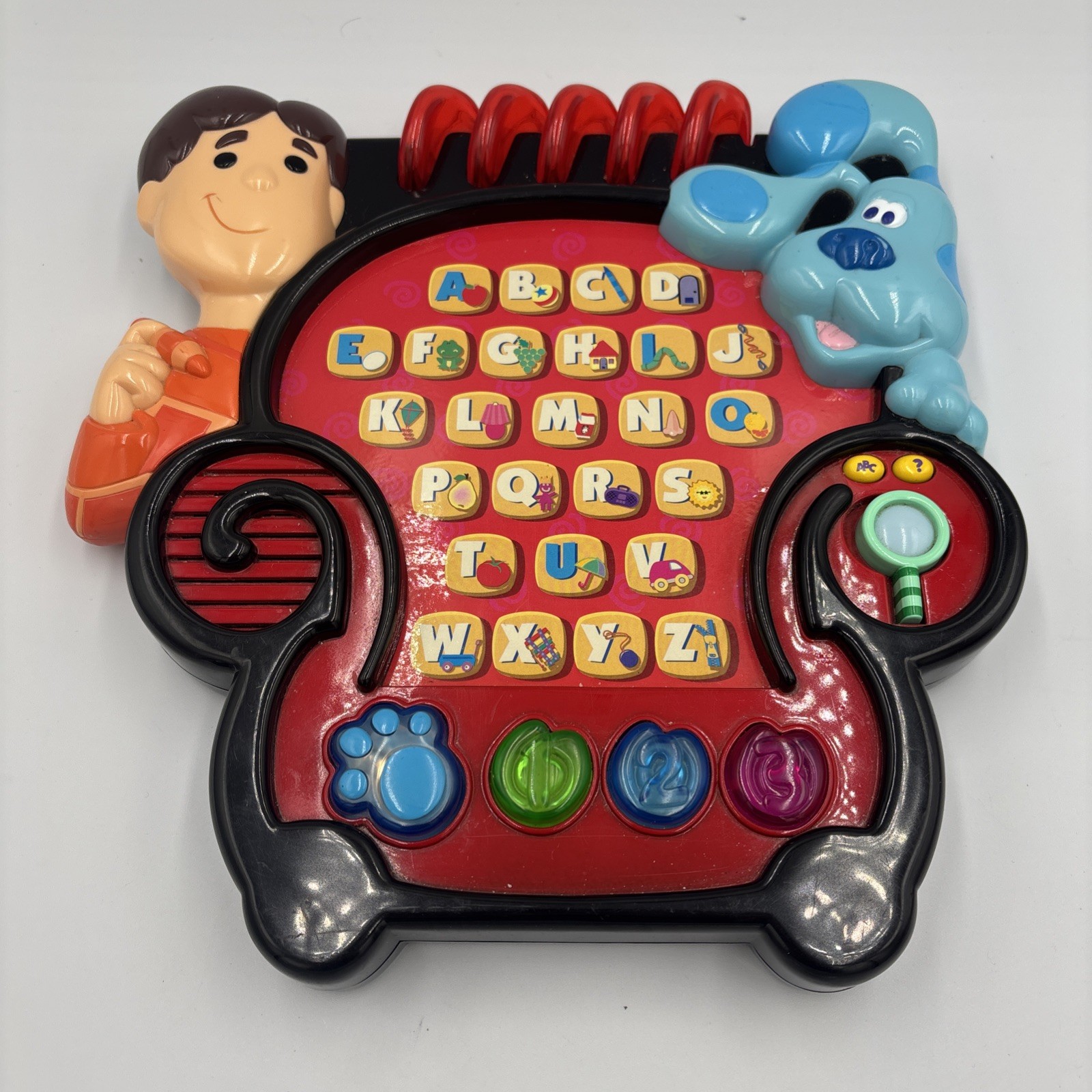 2001 Blue’s Clues Electronic Alphabet Joe Learning Letters Notebook Game