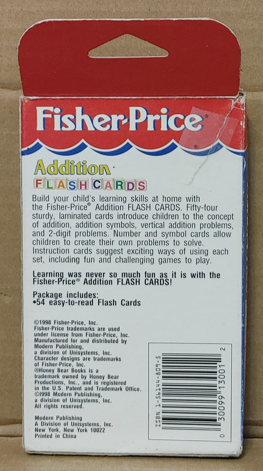 Fisher Price Addition Flash Cards 54 Math Cards – Contains 47 Cards