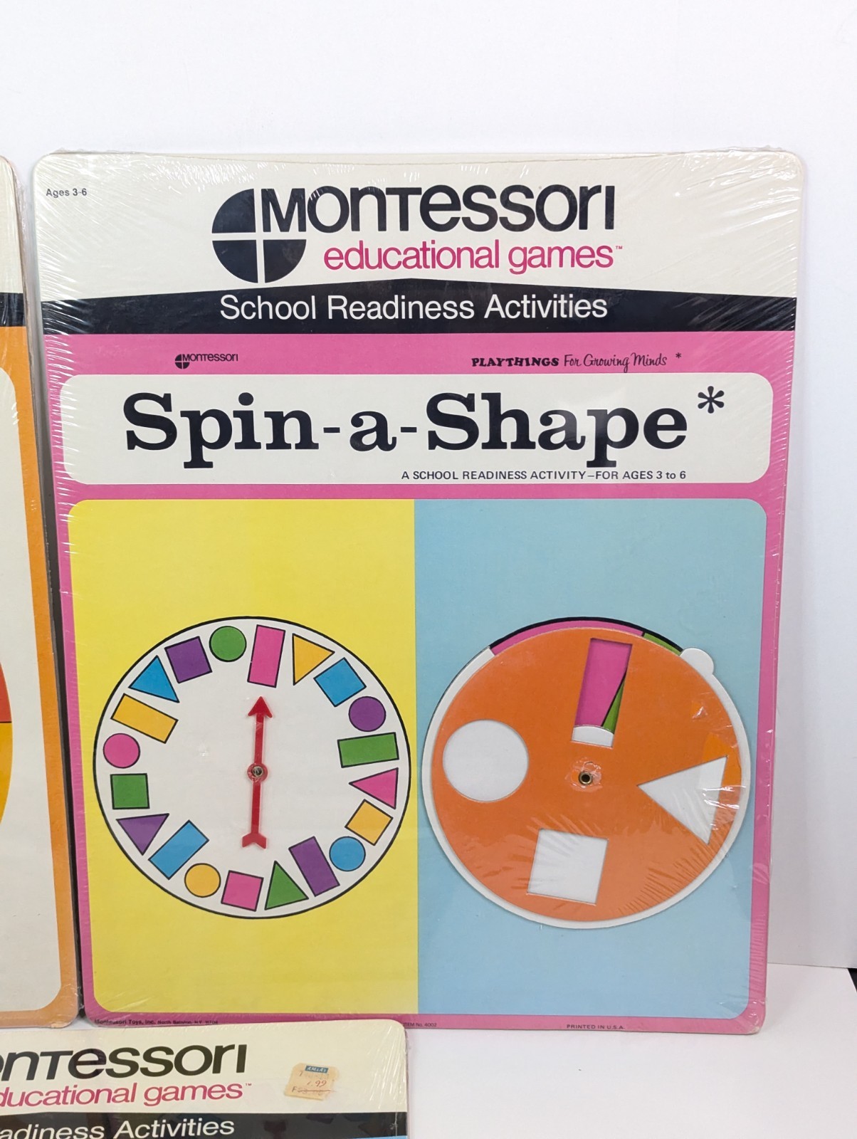 Montessori Educational Games School Readiness Numbers Colors & Shapes New