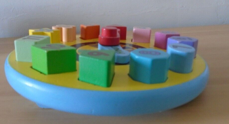 Melissa & Doug Learning Wood Shape Sorting Clock