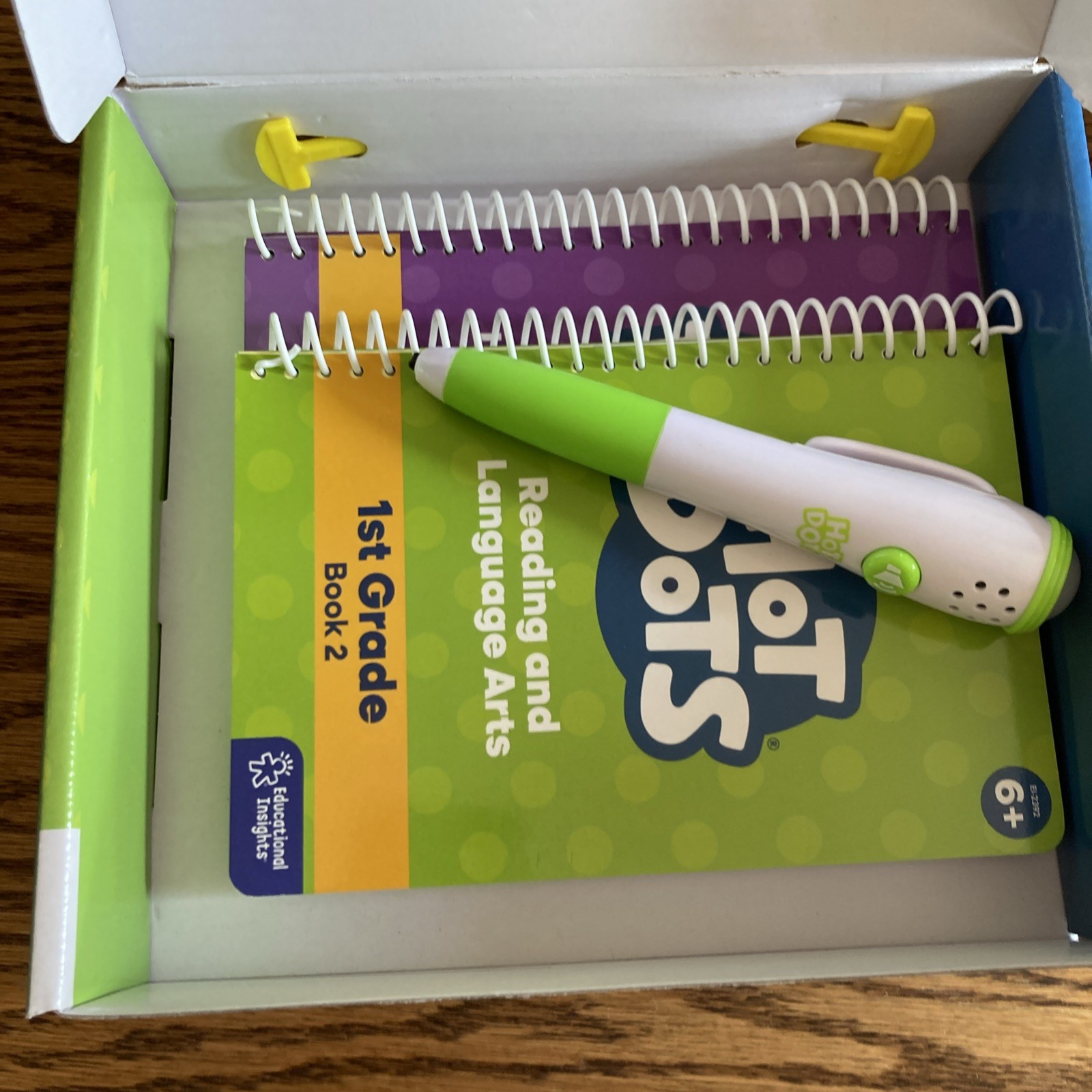 Hot Dots 1st Grade Reading And Math-age 6 School, Homeschool Lot Of 2