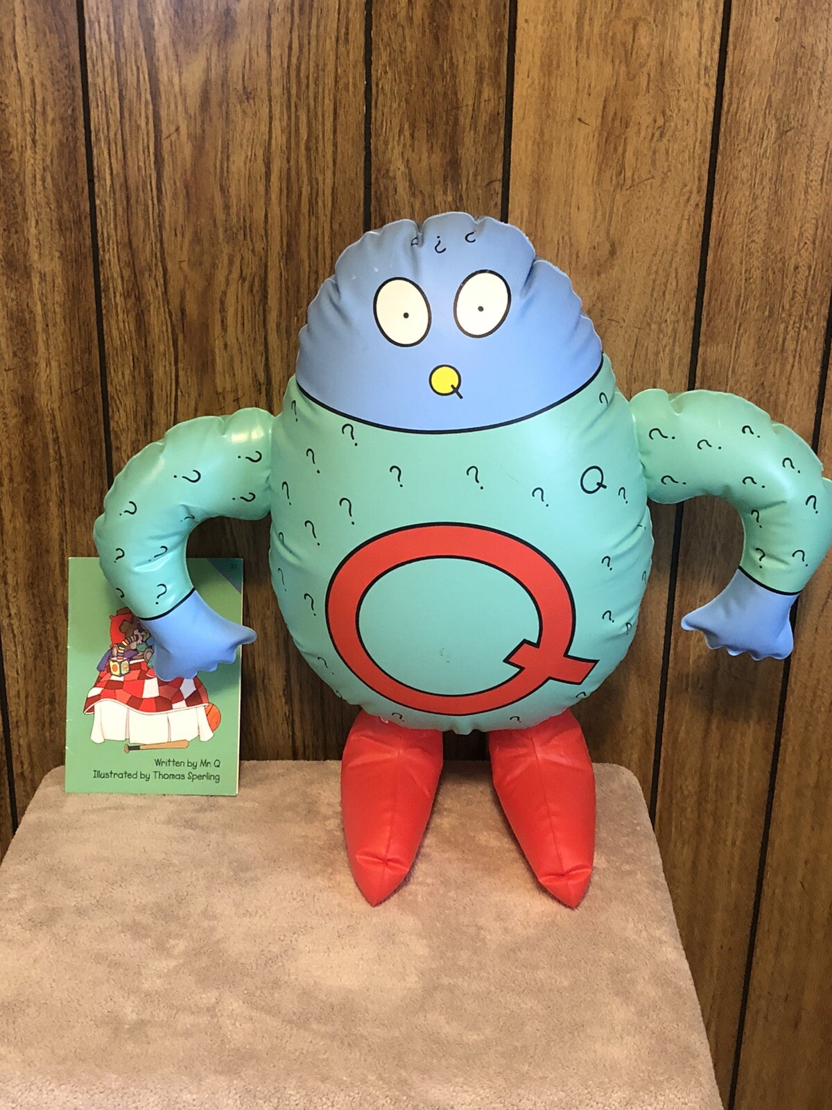 The Letter People 20 inch Inflatable Letter Q W/Book