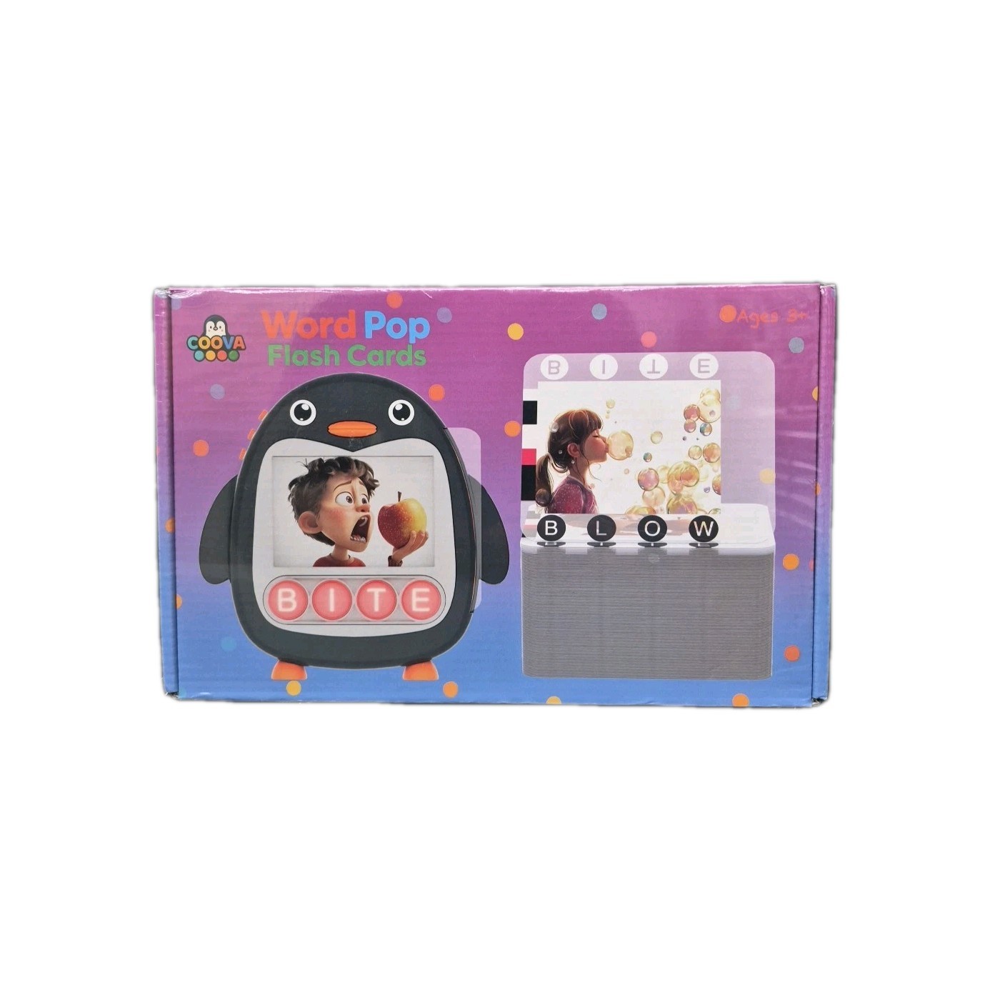 Coova Word Pop Talking Flash Cards: Brand New