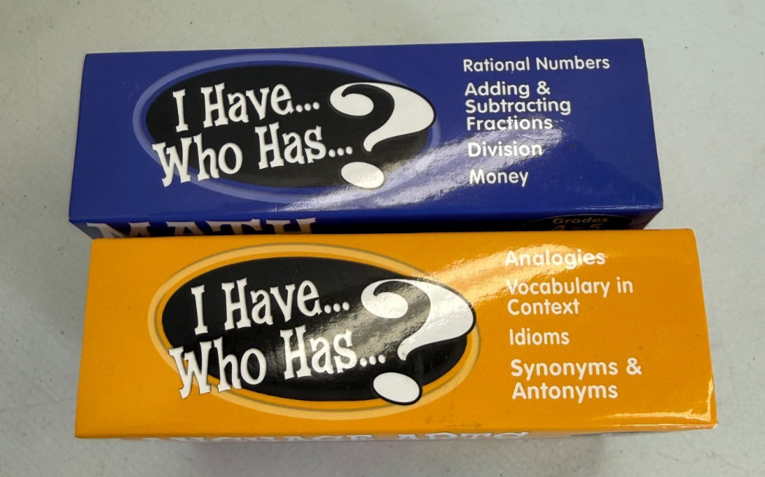 Teacher Created Resources I Have..Who Has? Language Arts Grades 5-6 Math 4-5 Set