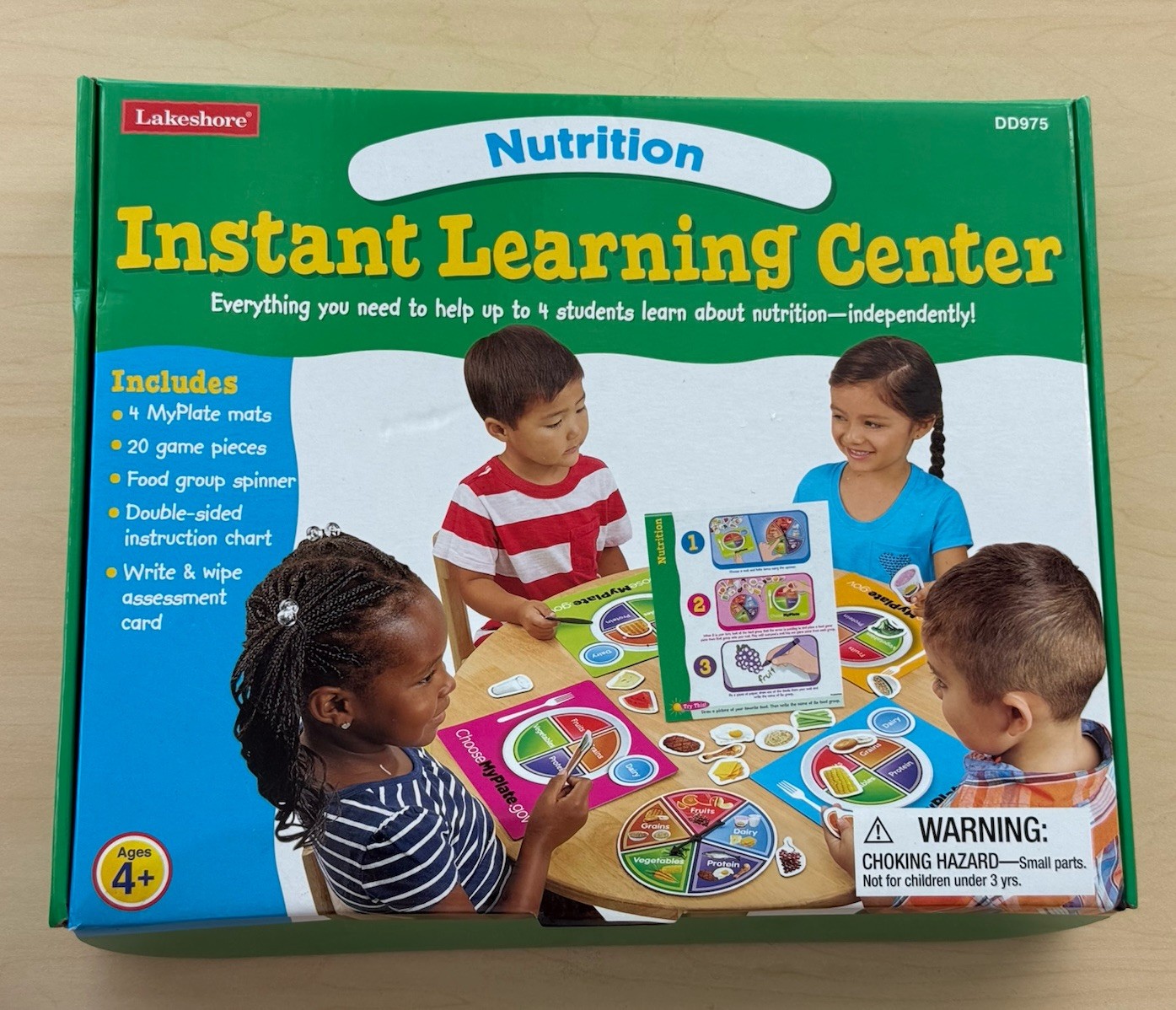 Lakeshore Nutrition Instant Learning Center Game Preschool Kindergarten DD975