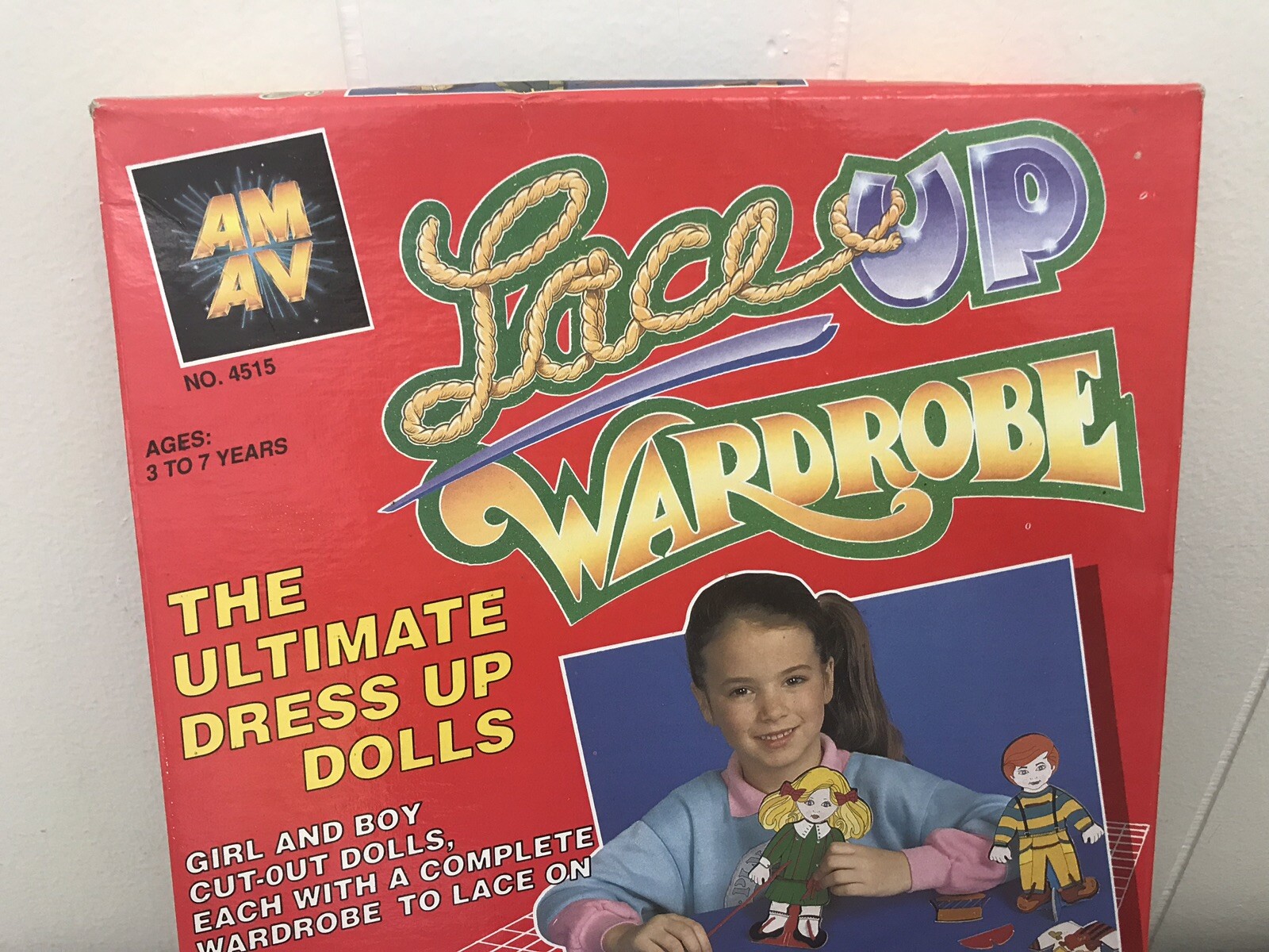 Lace Up Wardrobe VINTAGE NIB – Ultimate Dress Up Dolls – 1980s AMAV #4515