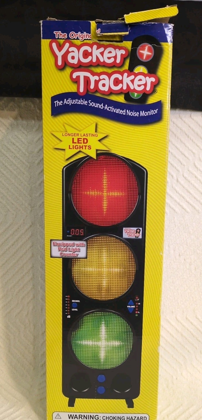 2013 Yacker Tracker Game Noise Monitor Traffic Light Preowned Tested Works