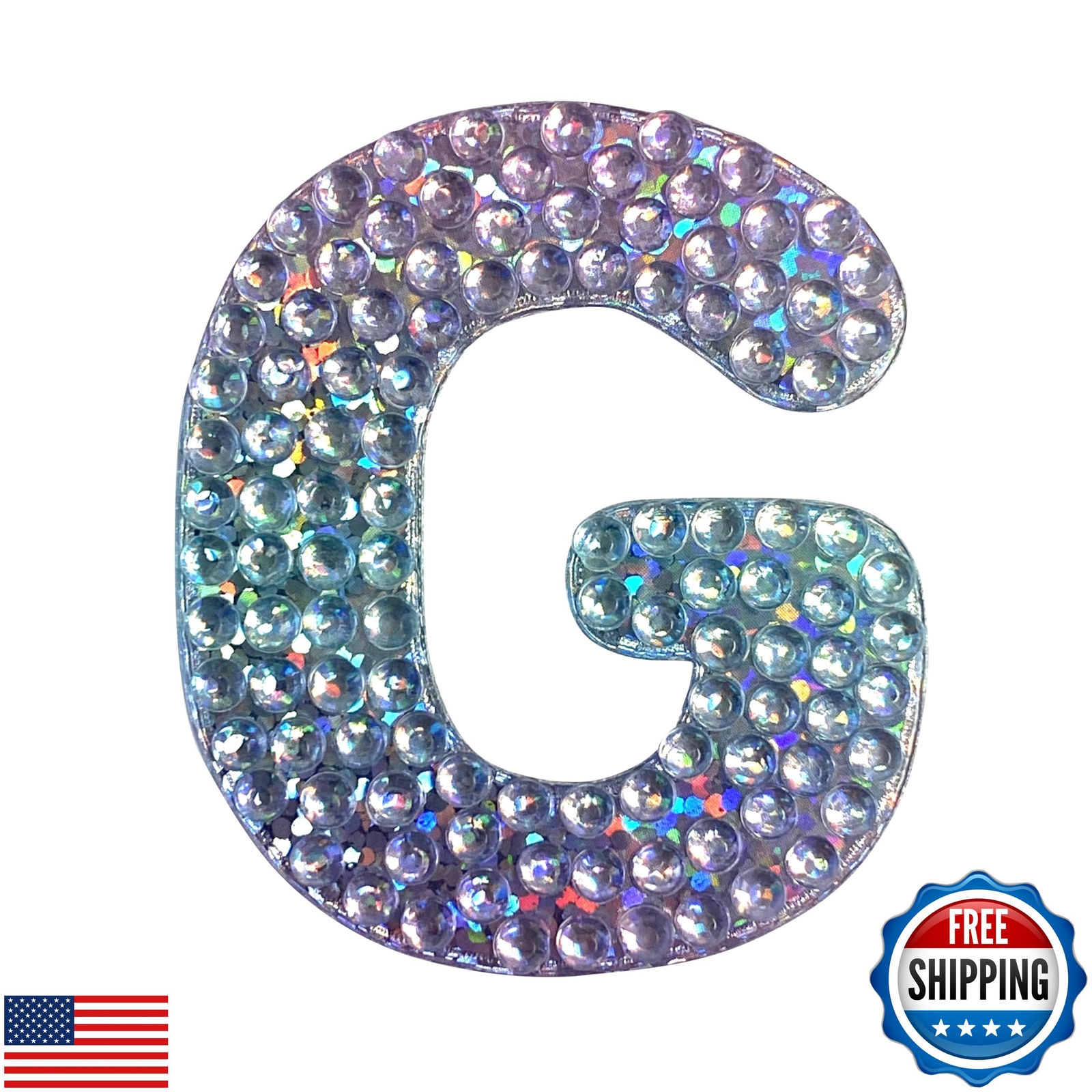 StickerBeans® Alphabets Letter G (2″ x 2″, Pack of 1) Cut to Shape, Adhesive