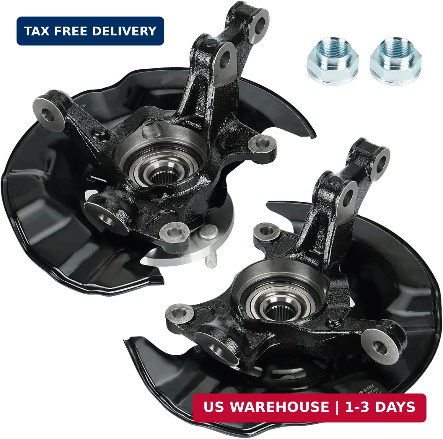 Front Steering Knuckles & Wheel Bearing Hub Assembly Fit for Toyota Corolla 1.8L