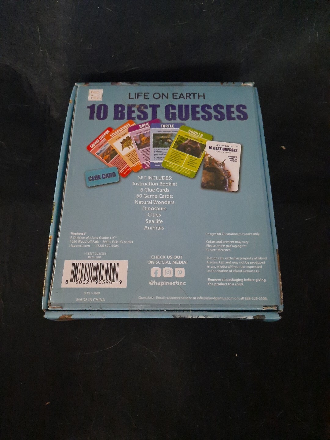 Hapinest Life on Earth 10 Best Guesses Game
