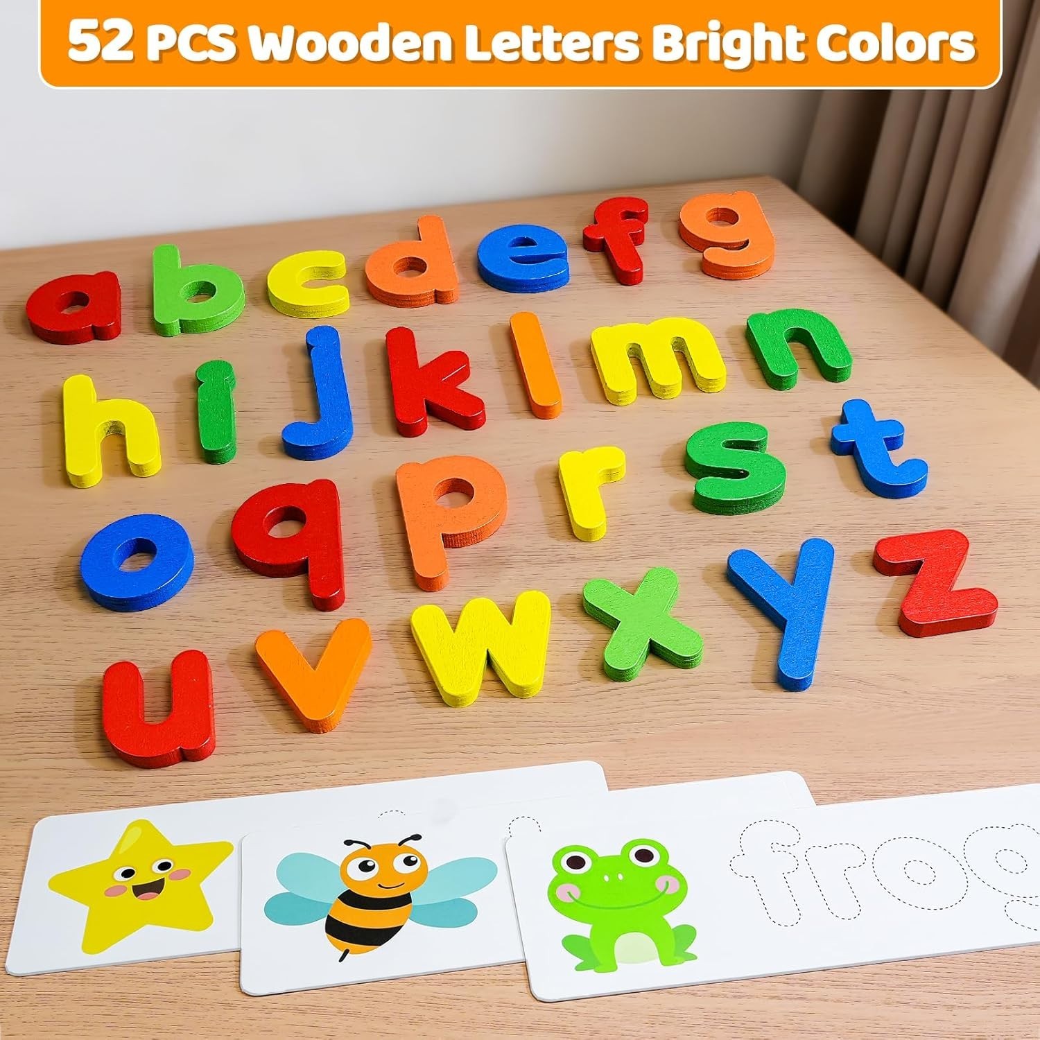 BEESTECH Alphabet ABC Learning Educational Toys for 3 4 5 Years Old Boys Girls