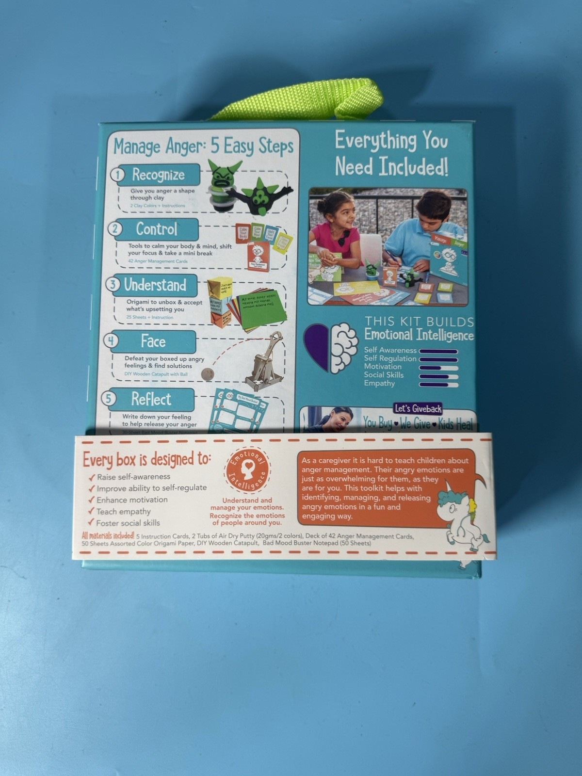 Open The Joy – Anger Management Box – Calming Activities, Ages 4-6 box damage
