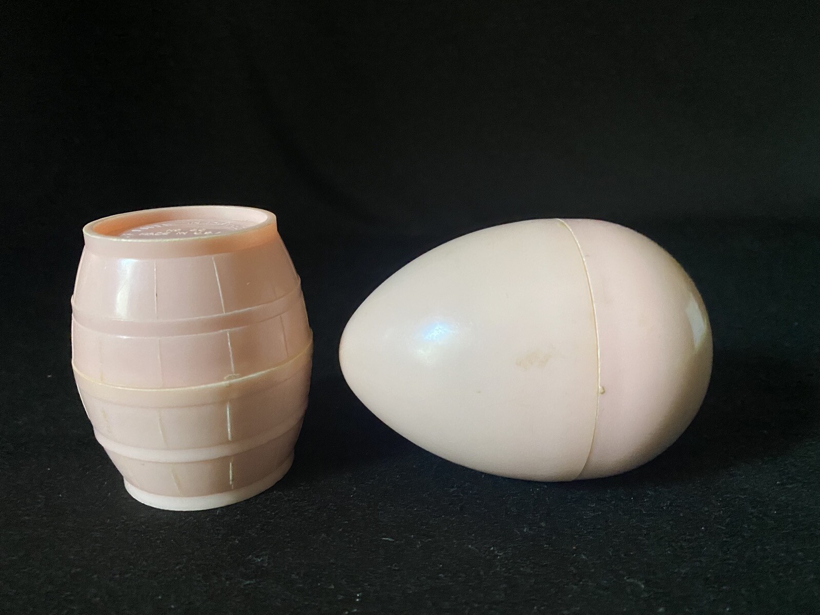 Vtg Hen in the Hatch & Kitty in the Kegs Childs Guidence Plastic Nesting Toy USA