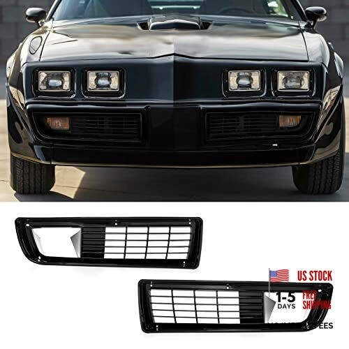 AMSRPAC Front Bumper Grille Cover,Front Lower Bumper Grill Cover Replacement