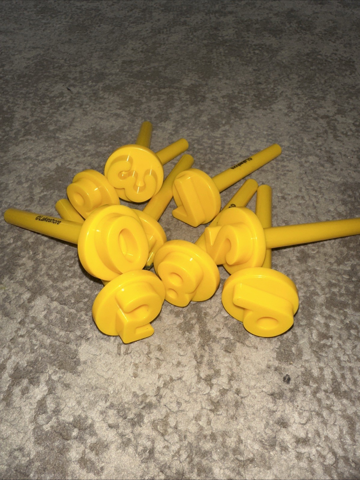lakeshore learning educational Number Dough Stampers (READ Description)