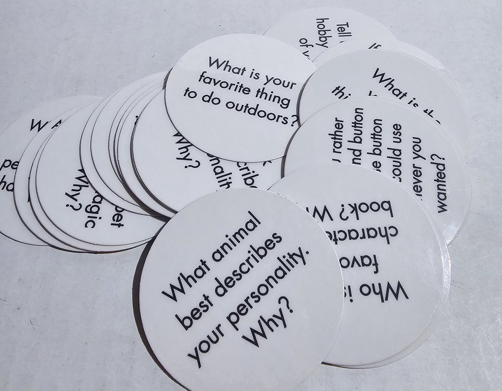 Really Good Stuff Morning Meeting Chips Set of 40, 2.25 in (6 cm)