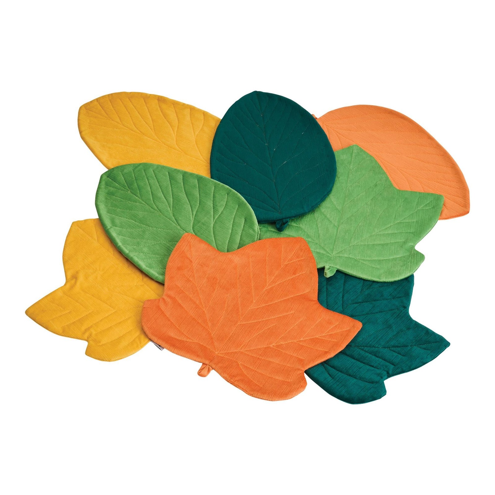 Kaplan Early Learning Jumbo Sensory Leaves – Set of 8