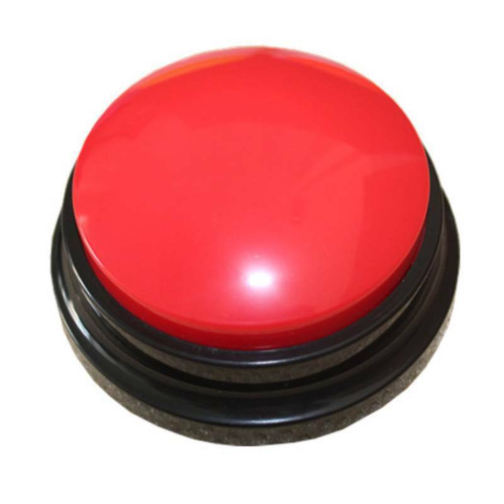 Voice Recording Sound Button Recordable Talking Answer Buzzers Pet Dog Toys