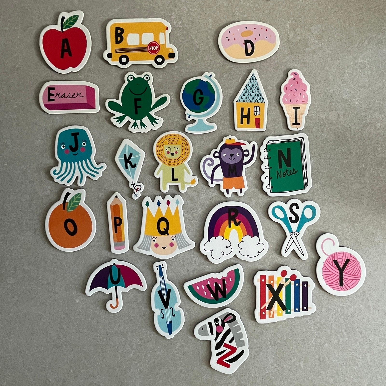 Magnetic Alphabet Learning Tiles ABC Fridge Magnets Replacement Pieces