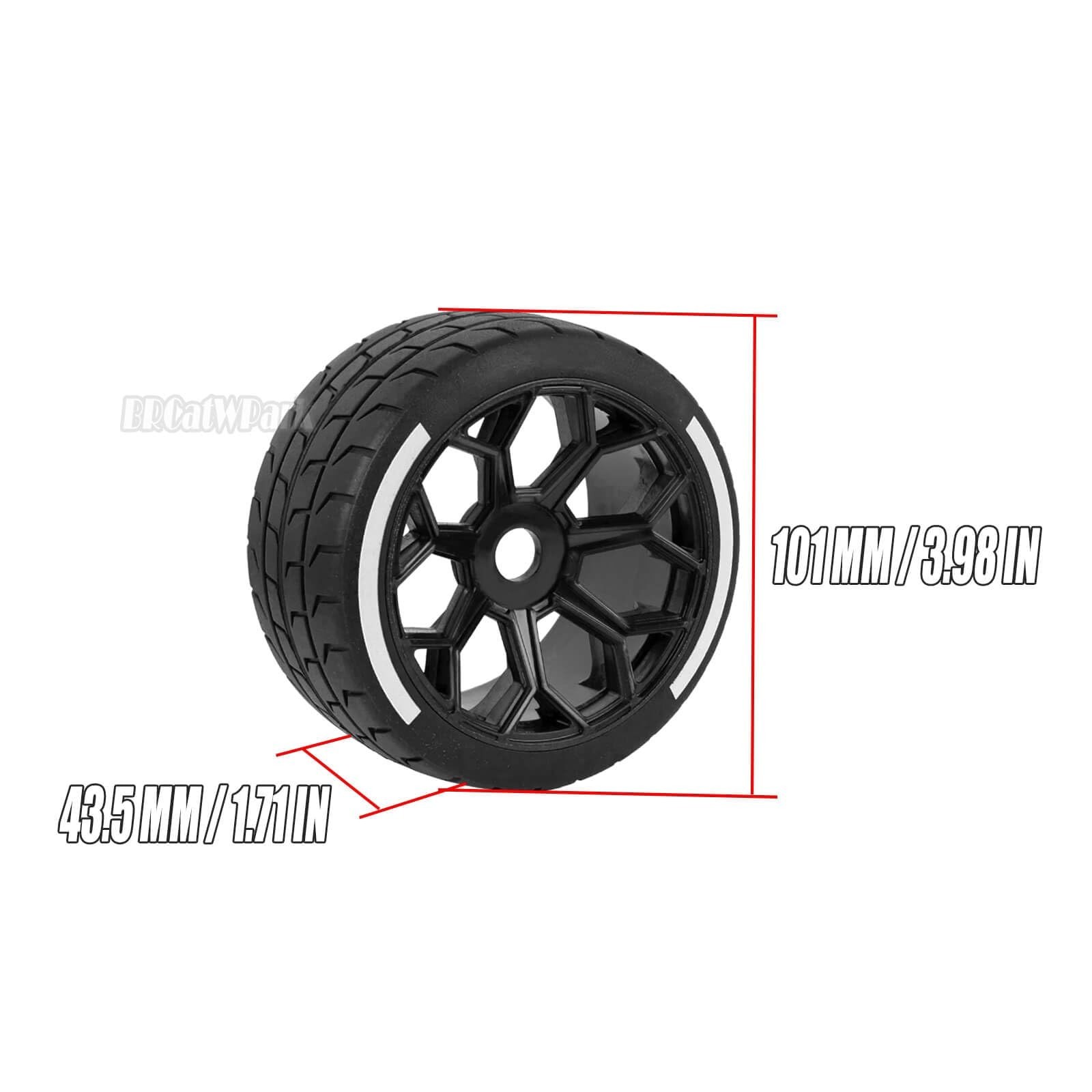 RC Highway Tires Wheel for 1/8 Typhon 6s BLX,1/7 Infraction 6S BLX,Limitless,…