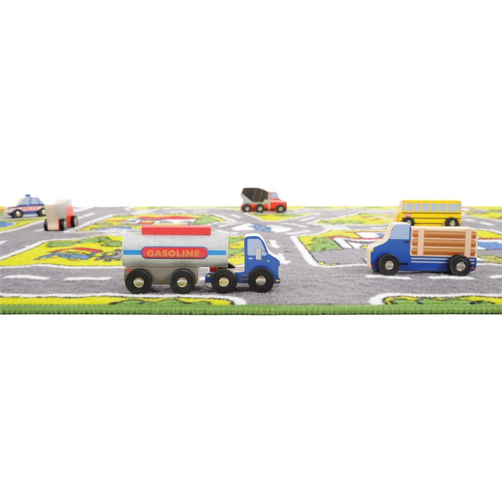 Kaplan Early Learning Wooden Transportation Set – Set of 24