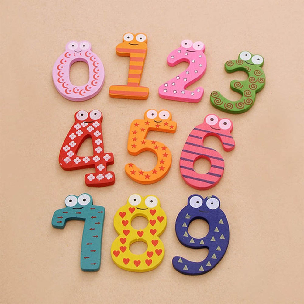 Magnetic Letters Numbers Alphabet ABC 123 Fridge Magnets Small, Multi Color