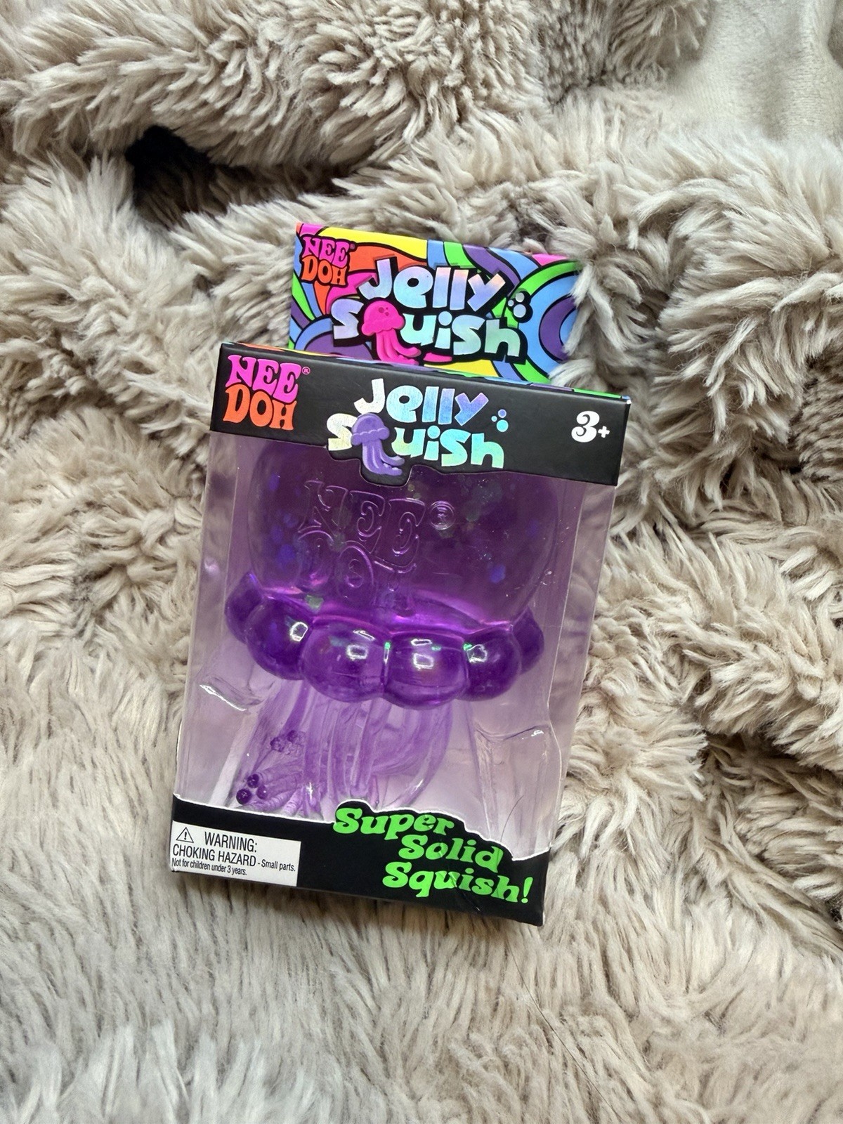 Schylling NeeDoh Jelly Squish Select Color PURPLE NEW AUTHENTIC