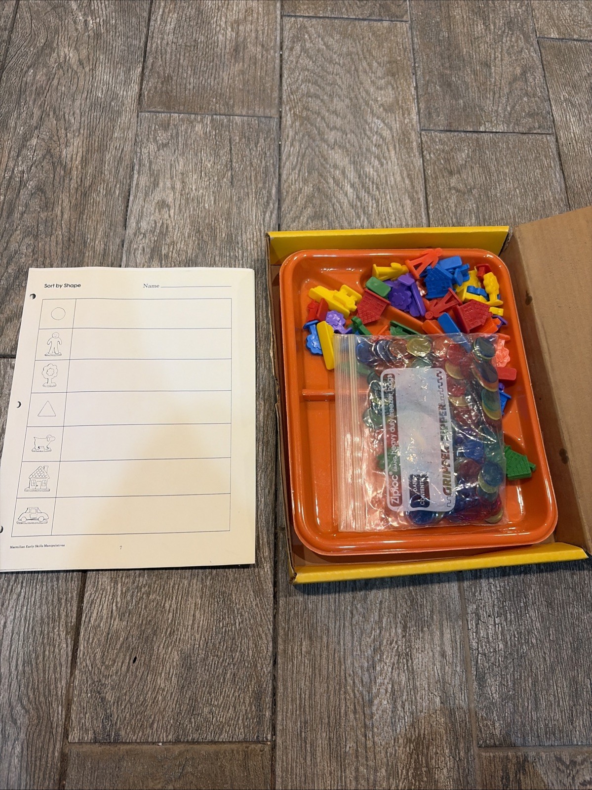Macmillan Early Skills Manipulatives Educational Sets Lot Of 7