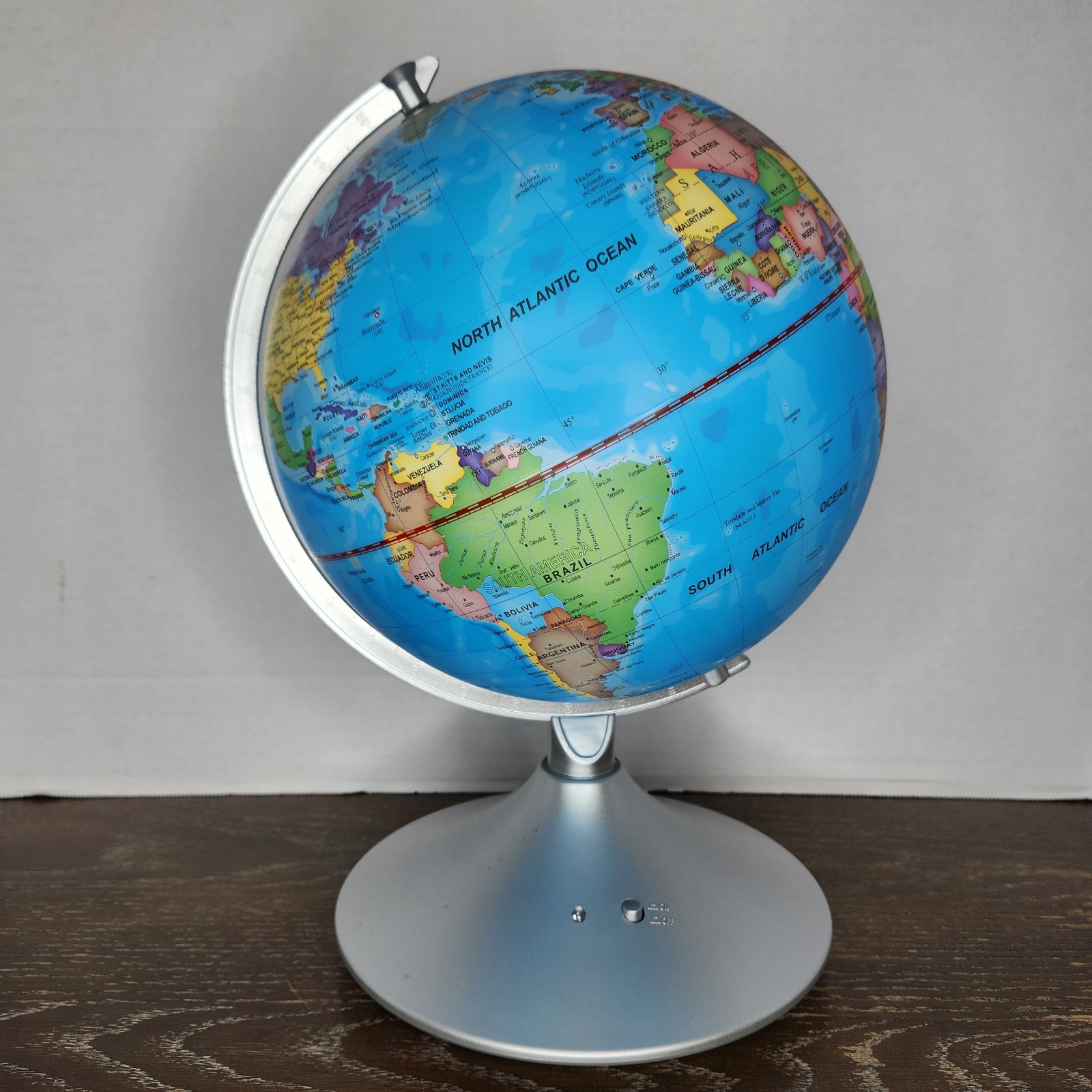 2 in 1 Earth & Constellations Educational Battery Light Up Globe NO PLUG Vintage