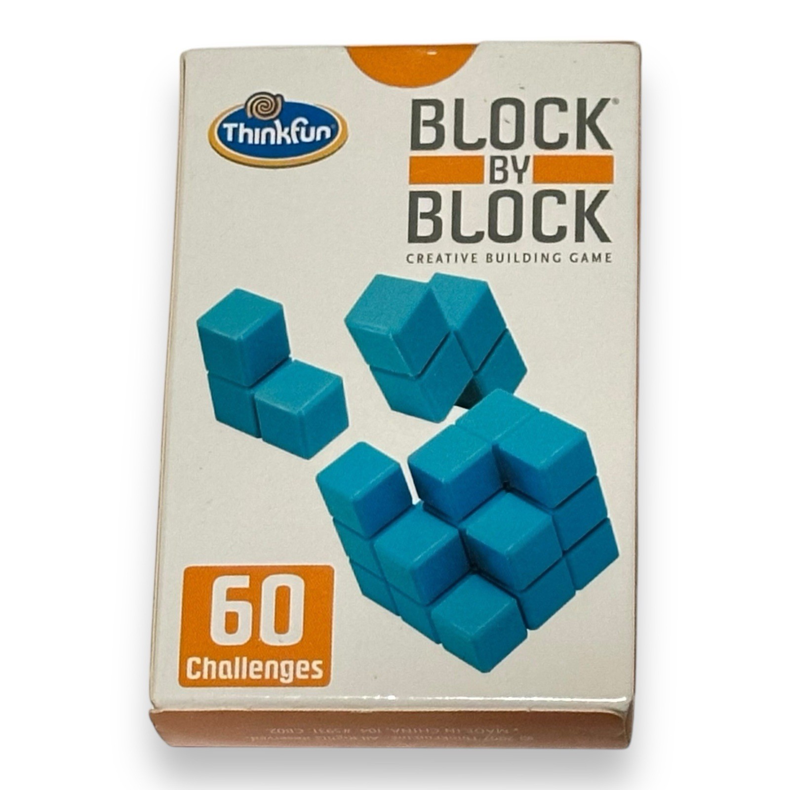 Block by Block Challenge Cards 60 Creative 3D Building 2007 Thinkfun Cards Only