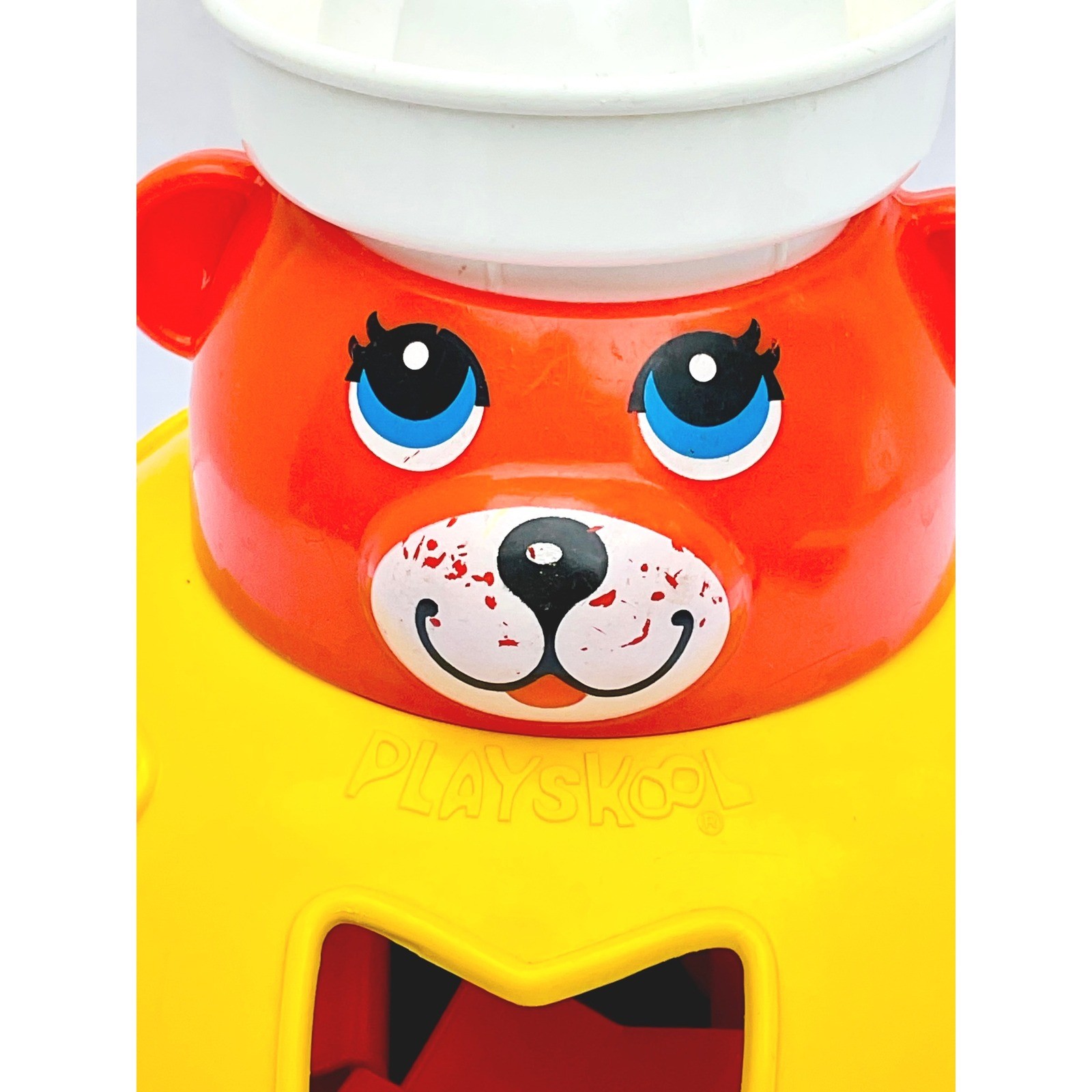 Playskool shape sorter sailor bear toddler preK toy vintage retro 80’s complete