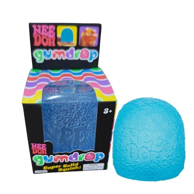 Nee Doh Gumdrop Super Solid Squish Needoh Gum Drop RARE