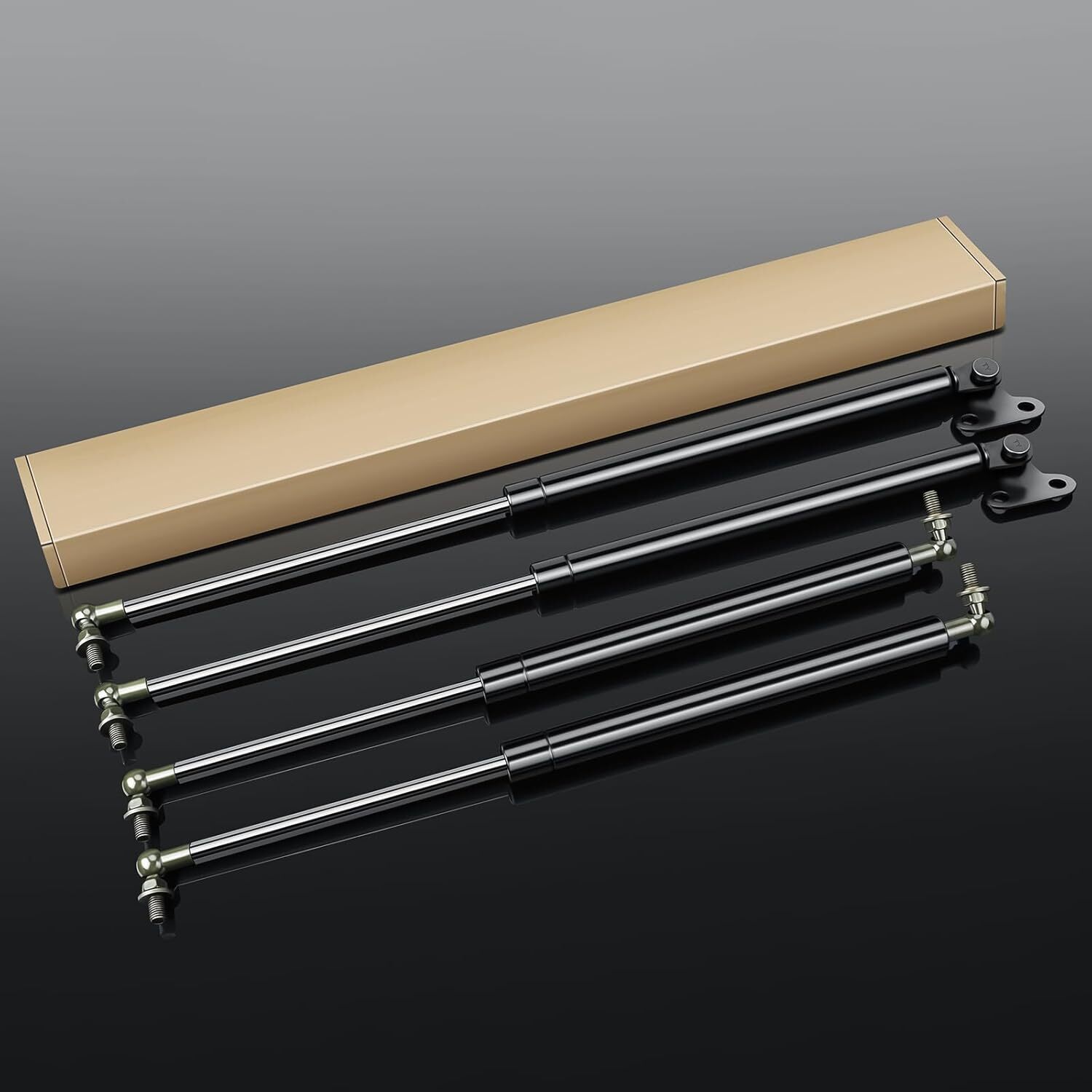 HHCSOP 4PCS Front Hood and Rear Hatch Tailgate Liftgate Lift Supports Gas Shock