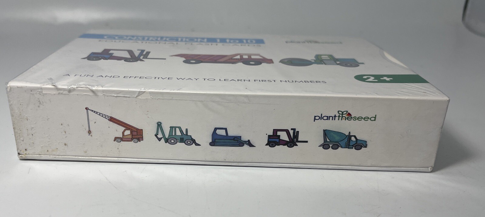 CONSTRUCTION 1 TO 10 NEW EDUCATIONAL FLASH CARDS ages 2 up PLANT THE SEED SEALED