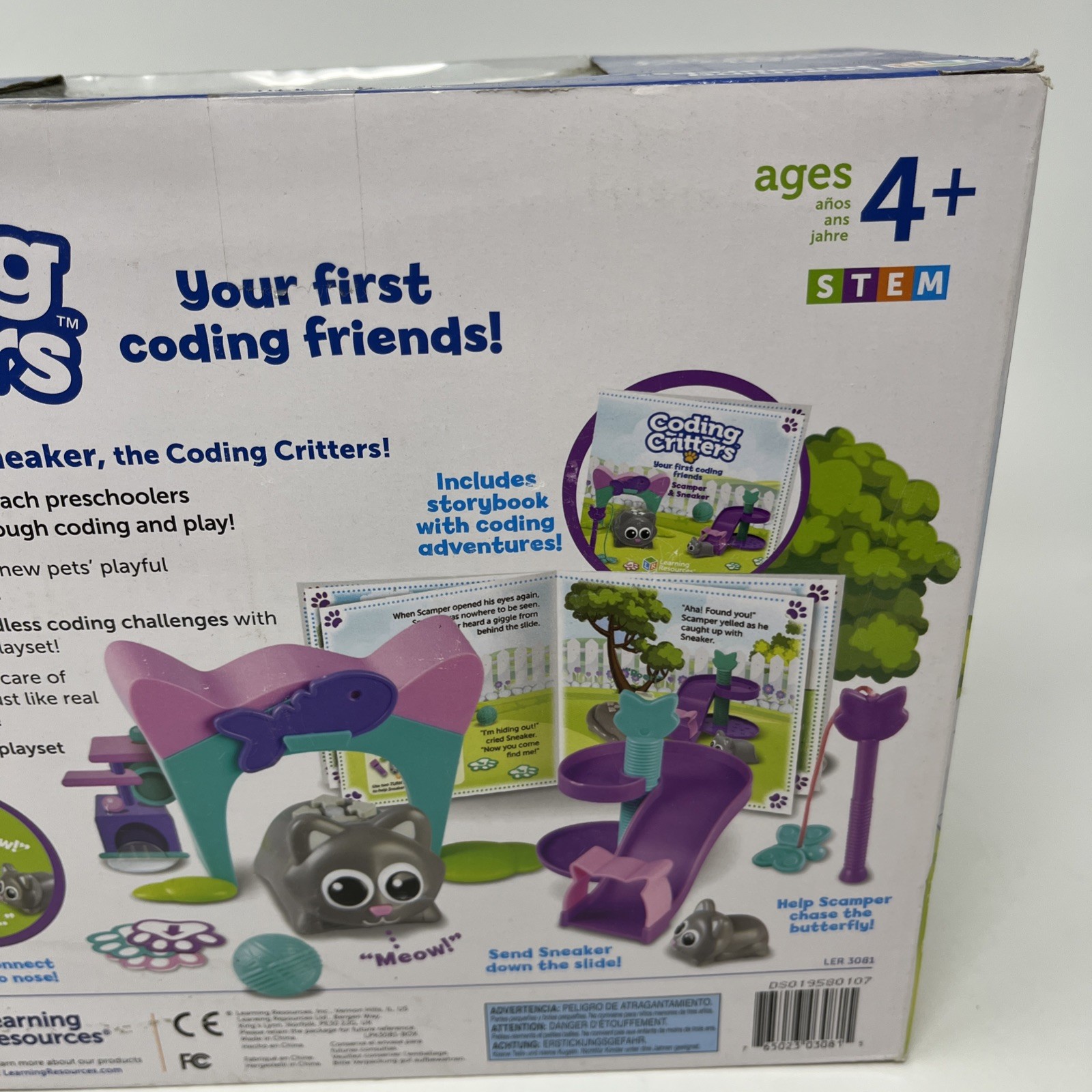 Learning Resources Coding Critters~Scamper & Sneaker New Sealed Box