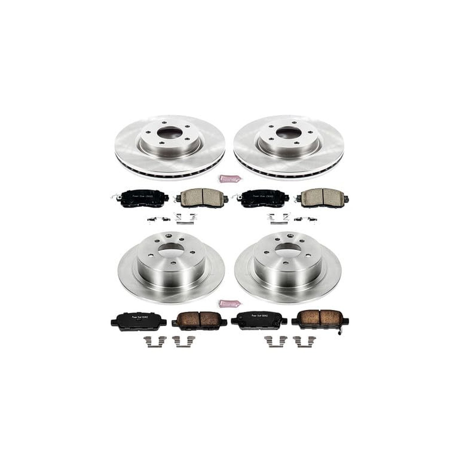 PowerStop Front and Rear Brake Kit for Nissan Altima 2013-24 – Z17 Ceramic Br…