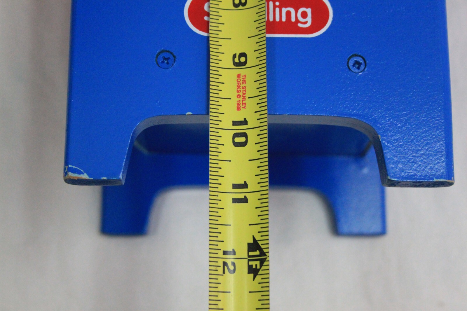 RARE! VINTAGE SCHYLLING WOODEN TOY MAILBOX SHAPE SORTER ONLY! 11″TALL NO SHAPES