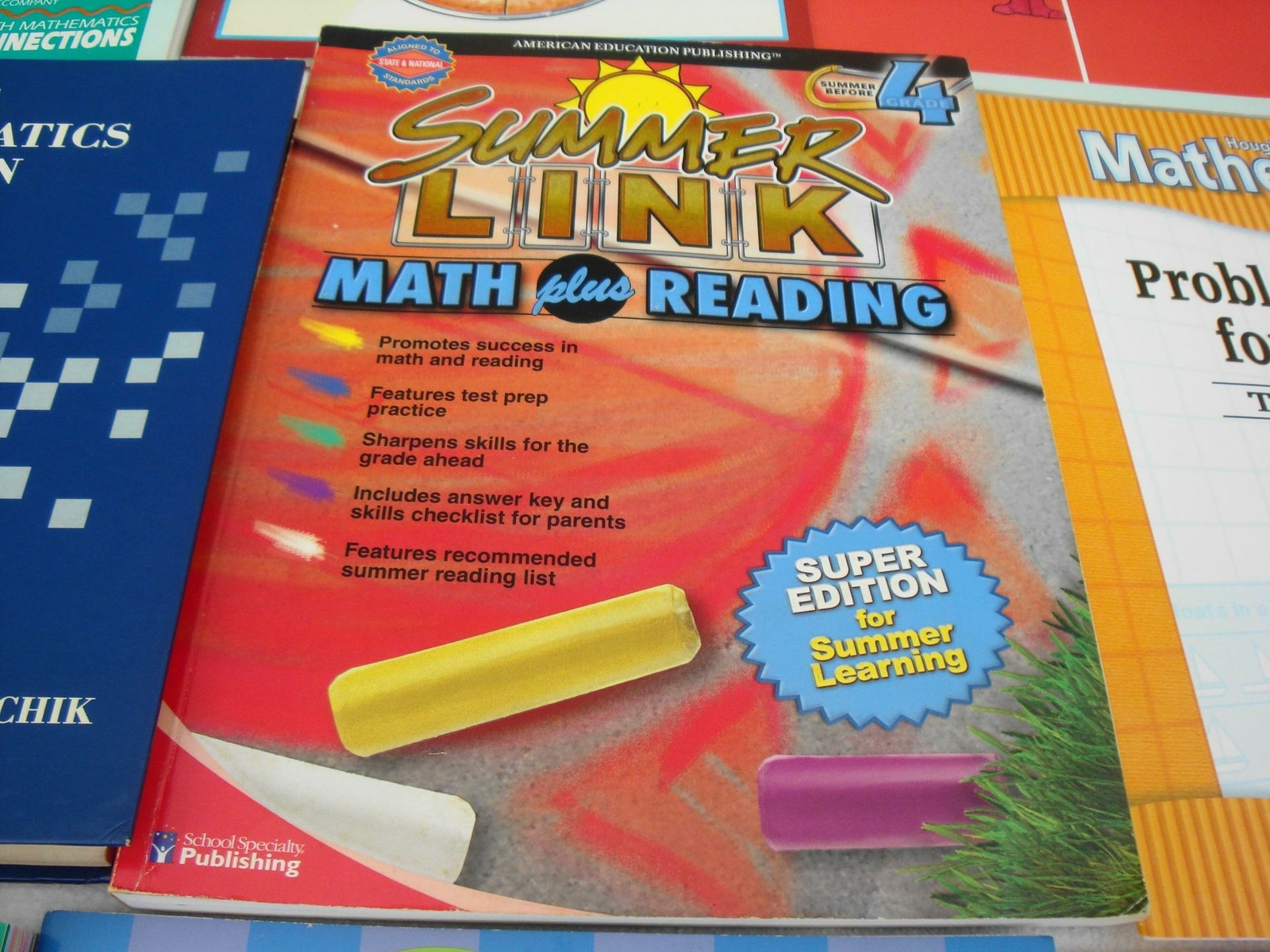 Lot 11 Home School Workbooks Elementary Math Reading Flash Cards Grades 3 4 5 6