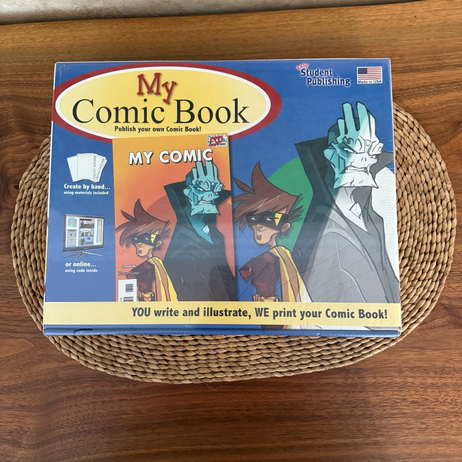 New My Comic Book Kit by Easy Student Publishing-Create & Print Your Own Comic!