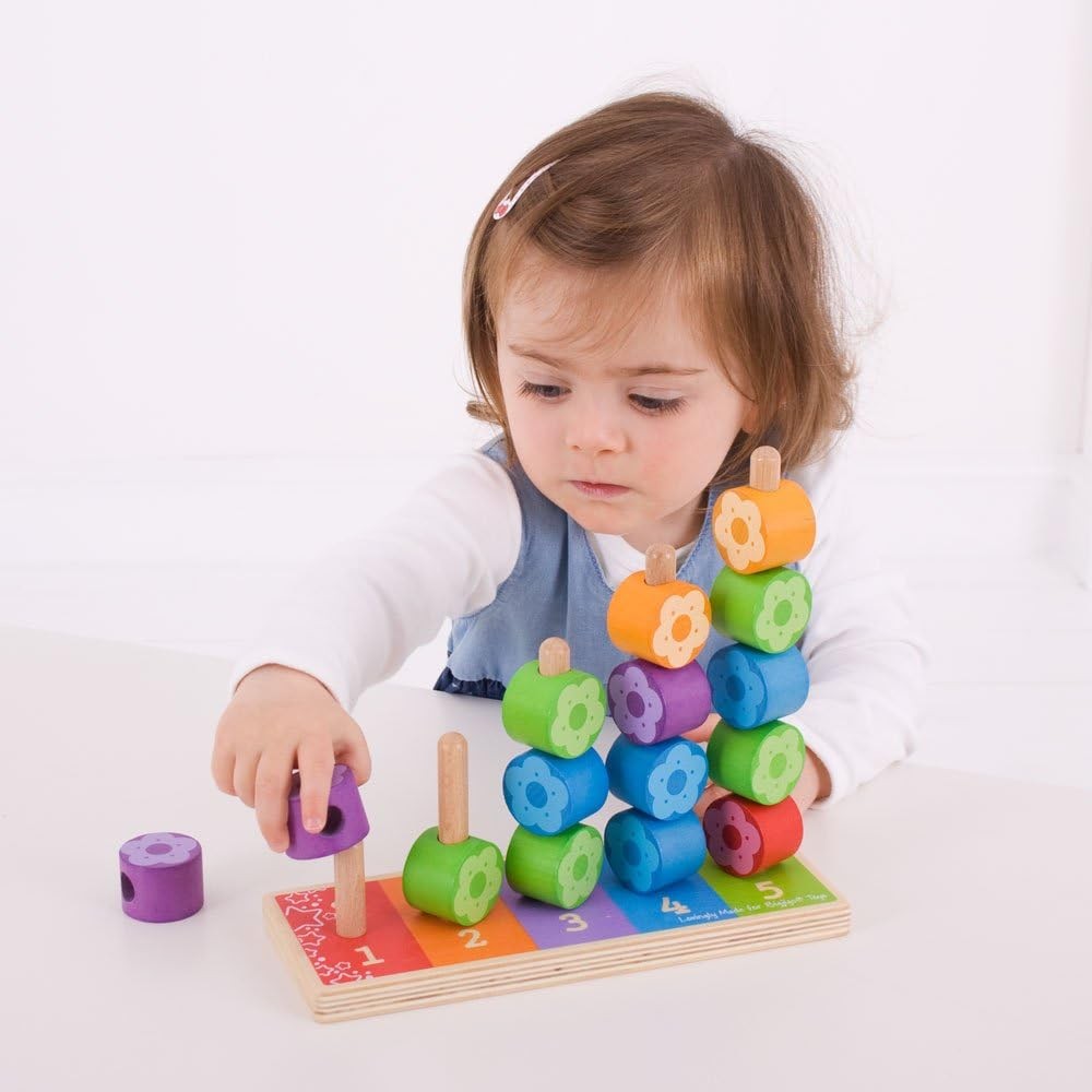 Bigjigs Toys First Flower Stacker